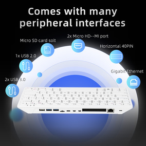 Portatile e potente tastiera ufficiale Raspberry Pi 500 scheda madre tutto in uno basato su processore a braccio Quad Core a 64 Bit - Product Image 6
