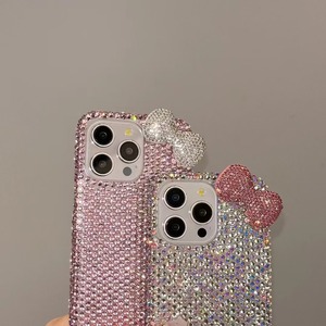 เคสโทรศัพท์ติดเพชรทำมือรูปโบว์ติดเพชรหรูหราสำหรับ Apple 11ถึง16 PRO MAX - Product Image 4