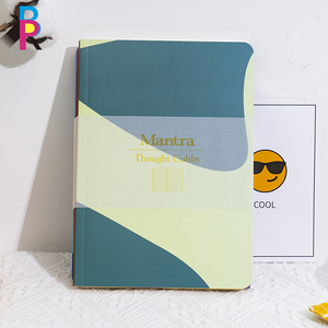 Cuadernos escolares con logotipo personalizado al por mayor de fábrica, cuaderno de estudiante de tapa blanda con 100 hojas, cubierta de tela A5 de tamaño, estilo impreso - Product Image 6