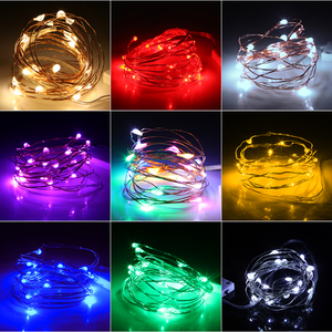 Fata Luci Della Stringa 1M 10 Led CR2032 A Batteria Micro Mini LED Starry Luci Della Stringa per la Cerimonia Nuziale Di Natale Nuovo anno del partito - Product Image 3