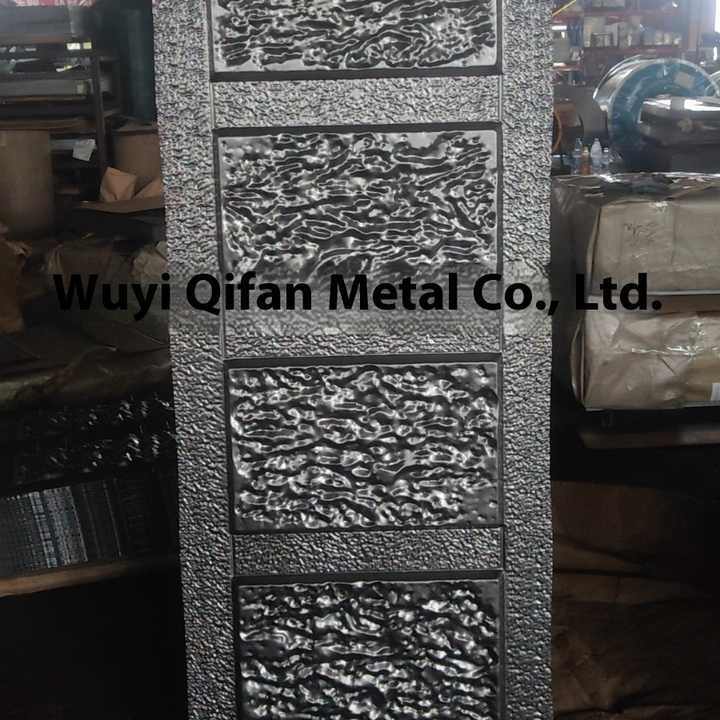 Deep-Drawing Steel Sheet Various Sizes Embossed Door Facade Pattern Decorative Cold Rolled Galvanized Plate ASTM Boiler Plate