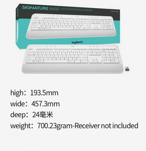 Logitech K650 <strong>Customization</strong> Original Commercial Wireless Bluetooth <strong>Keyboard</strong> Office Home Typewriter <strong>Computer</strong> Dual-mode Bolt Rece - Product Image 2