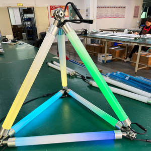 360 Degree Multi-Color Rainbow <strong>LED</strong> Tube Light 24V 5050RGB D40mm Stage Lighting RGB Tubes - Product Image 1
