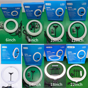 Online toplantılar ve canlı akış için halka ışık ile 10 inç Selfie Tripod standı-OEM telefon tutucu Mini halka Led ışık - Product Image 4