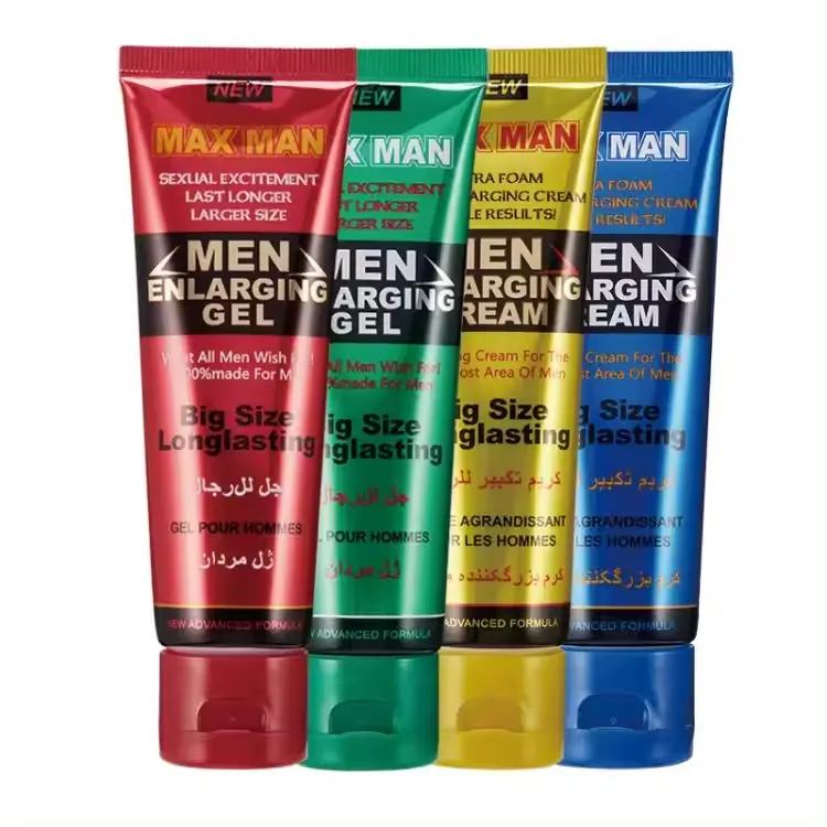 Crema de aumento Max Man 50g para hombres, Gel de aumento masculino musulmán, crema de crecimiento espesante, productos sexuales para hombres al por mayor