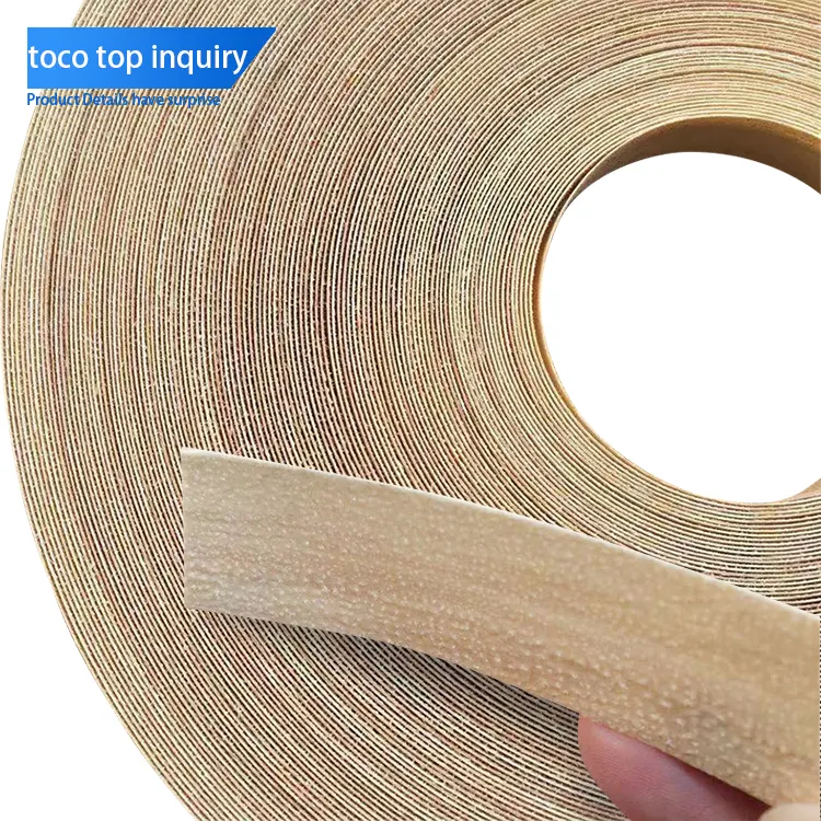 Toco 1mm 40mm50mmゴム製木製メラミン自己接着性高光沢PVCエッジバンディングプラスチックシルバーカラー2mm 3mm 10mm 19mm厚