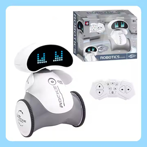 子供プログラミングインタラクティブRCロボットおもちゃミニ電動リモコン音楽ダンスコンパニオンスマートロボットおもちゃライト付き - Product Image 6
