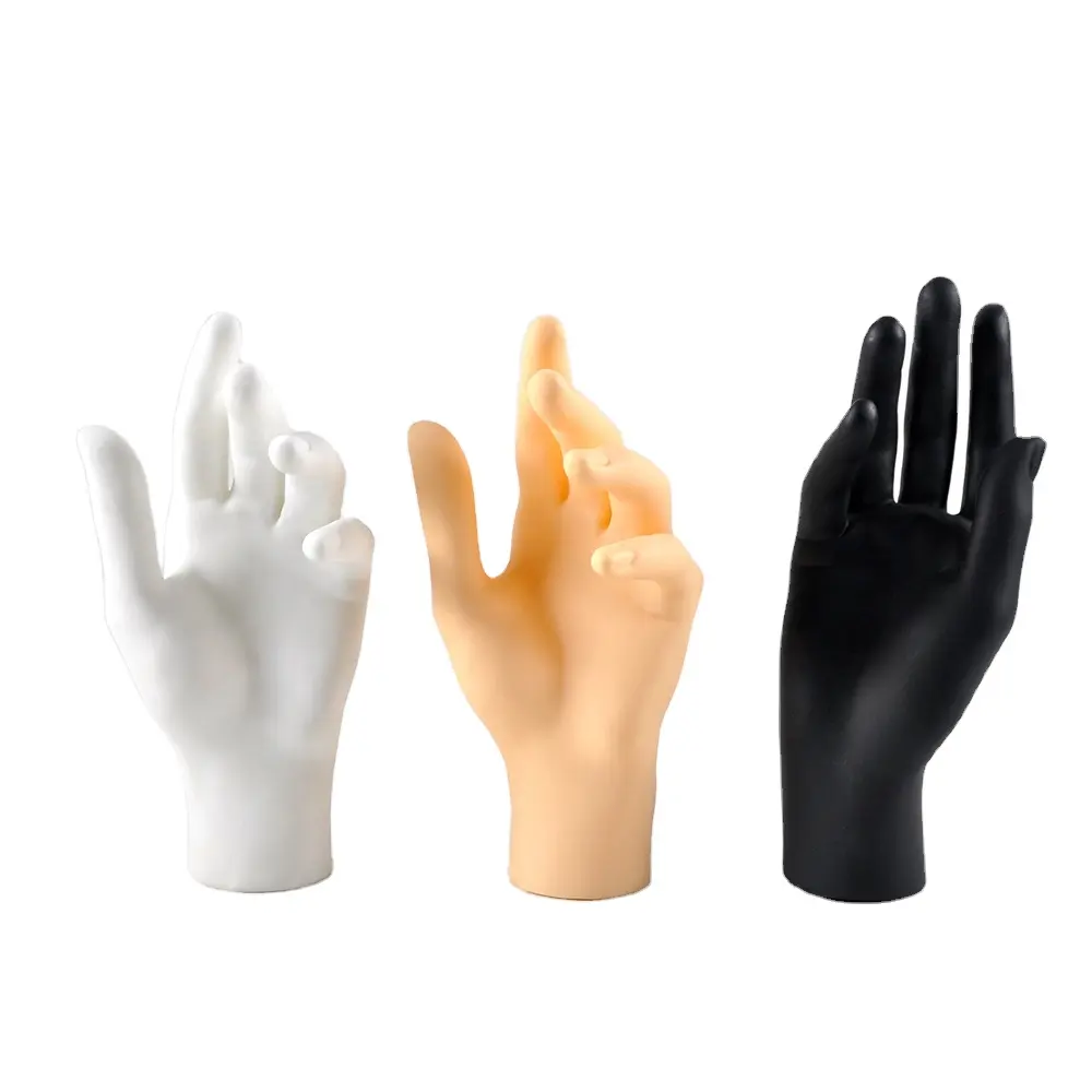 Maniquí de mano extraíble personalizado para mujer, modelo de mano para exhibición de joyería, oferta