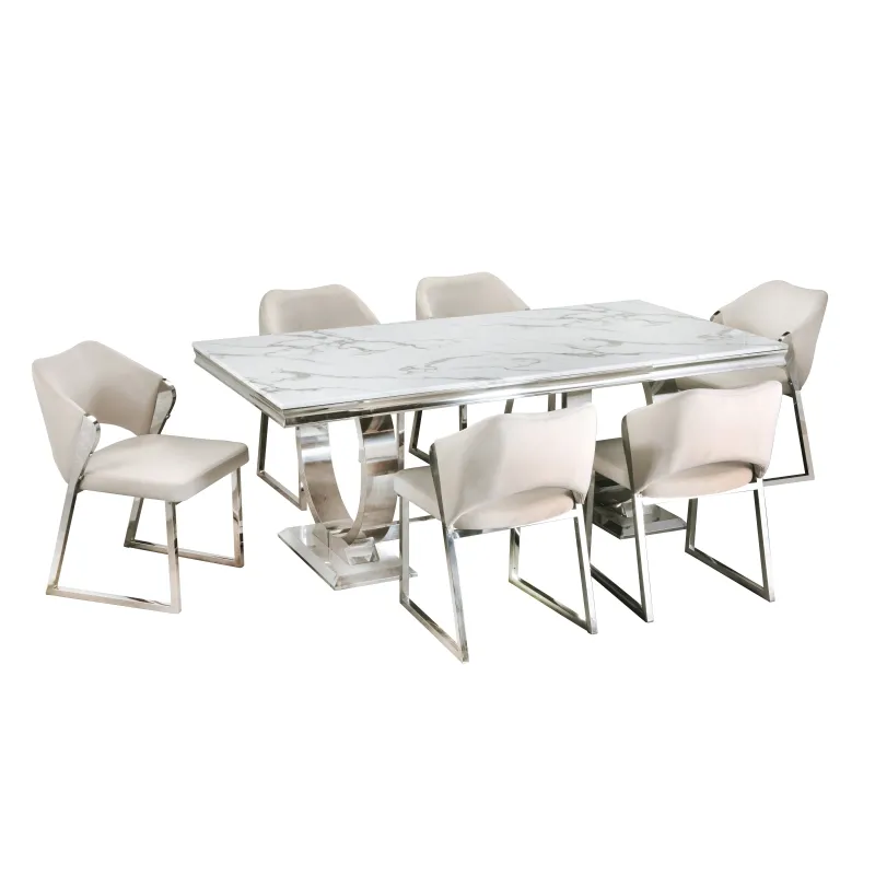 Fabricantes de alta calidad muebles de patas de madera mesa de sala de estar Mesa moderna mesa de comedor de ocio