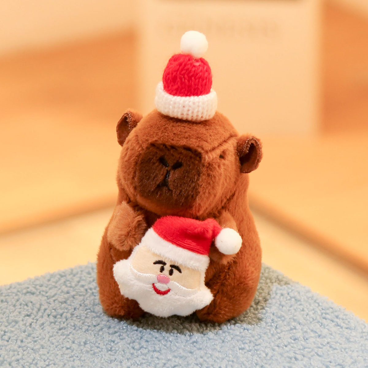 Capybara du Père Noël