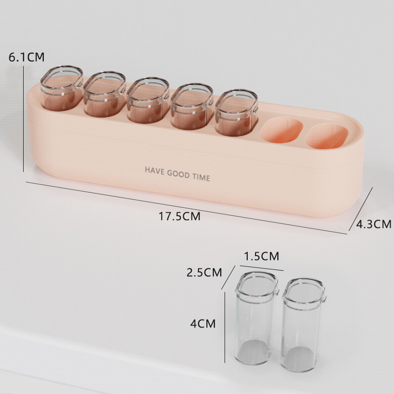 Qy7328 7-day pill box-pink