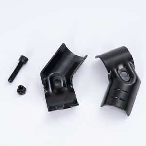 H-18 Đen điện di nạc sản xuất Modular kim loại Doanh mảnh trong 2.3 mét cho OD 28mmlean Ống bàn làm việc - Product Image 1