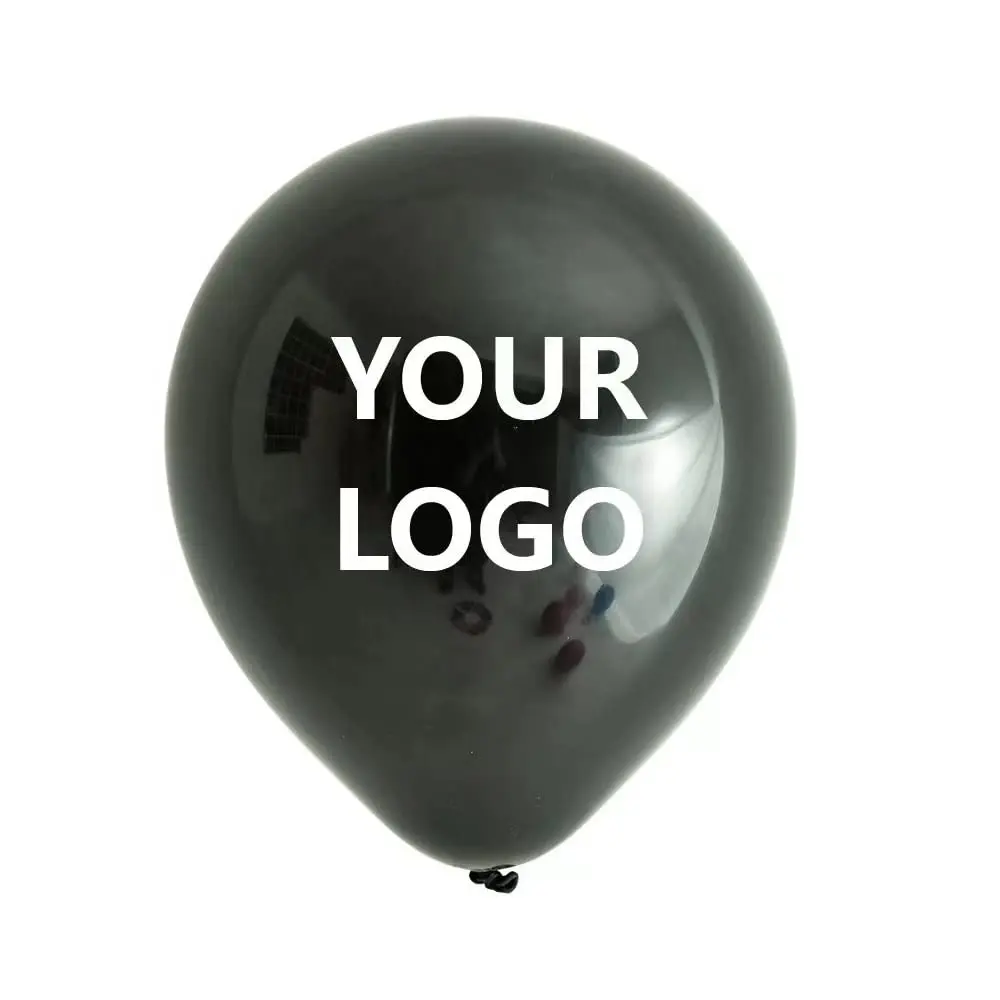 Özel sizin kendi logonuzun baskısı tasarım Ballon 10 12 18 36 inç özelleştirilmiş kişiselleştirilmiş lateks reklam balonlar