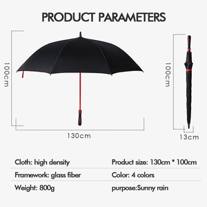 半自动双层碰撞布高尔夫高品质雨伞 - Product Image 6