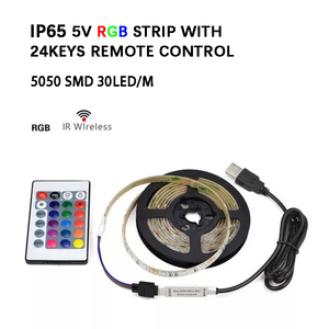 マルチカラー<span class=keywords><strong>LED</strong></span>ライトストリップ5VRGB <span class=keywords><strong>LED</strong></span>モーションセンサーリモートコントロールライトストリップ1m 2m 3m 5m - Product Image 2