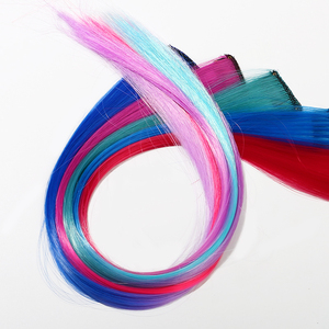 Uzantıları bir klip Cheveux coucouuzatma Cheveux klip dans les uzantıları gökkuşağı parti Cosplay DIY - Product Image 3