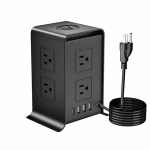 Venta directa 8 Vías + 4 puertos USB Multi Plug Us Socket Multi Socket Travel Plug Extension Cord Sockets - Product Image 3