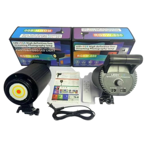 Tüm fotoğrafçılık ve Youtube ihtiyaçları için ayarlanabilir renk sıcaklığı ile profesyonel RGB LED Video ışığı seti - Product Image 2