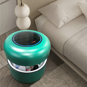 Sang Trọng Phong Cách Bắc Âu 14 Inch Màn Hình Cảm Ứng Thông Minh Tương Tác Nghiên Cứu Bàn Cà Phê 130L Công Suất Lớn Tủ Lạnh Bàn Tròn - Product Image 3