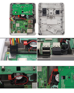Retroflag-funda Raspberry Pi Kit 3B 3B + 3 Modelo B Superpi, carcasa con ventilador, disipador de calor, gamepad RPI Retro, juego de consola