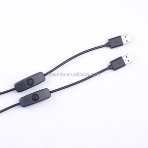 Customized USB 2.0 Micro-USB Male to Male Extension Cable with Switch <strong>Computers</strong> Earphones Barcode Scanners Pure Copper Material - Product Image 5