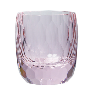 Perakende K9 kristal cam 200ml pembe elmas desen Edo Kiriko cam içme bira viski suyu için su süt PC plastik tipi - Product Image 2