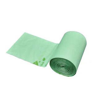 Uzun boylu Flap kravat ile 100% Compostable biyobozunur 13-Gallon mutfak çöp torbası ağır <span class=keywords><strong>Bin</strong></span> Liner PP plastik adedi 1 Ton