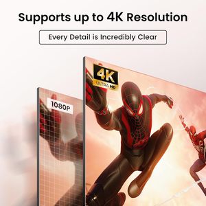 Jasoz 2.0 4K HDMI KVM开关盒3x1 4端口高清60hz遥控按钮3进1出hdmi分离器集线器和开关 - Product Image 4