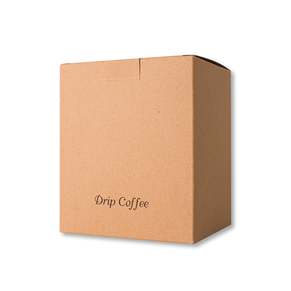 Caja de regalo de papel marrón