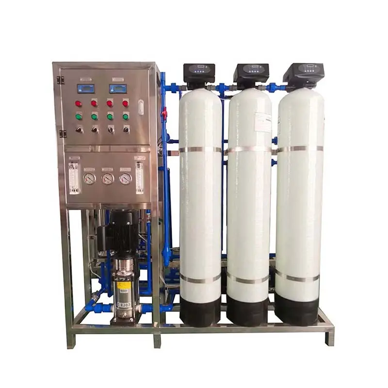 Fabricante 300 litros dos pasos RO planta comercial ósmosis inversa filtro de agua purificador equipo de tratamiento