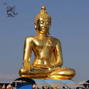 Blve tùy chỉnh ngoài trời lớn Phật Giáo Tôn Giáo kim loại Naga rắn Vua phật tượng đồng điêu khắc - Product Image 4