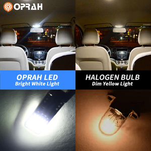 Oprah อะไหล่รถยนต์ไฟ LED 12 V 24 V Luces W5w T10 หลอดไฟ LED 2016 18 Smdภายในโคมไฟโดมอ่านไฟ Foco รถ LED T10 - Product Image 2