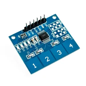 Benutzer definierte NEUE 4-Kanal-Taste für das digitale Berührungs sensor mit kapazitivem Schalter modul für Arduino TTP224