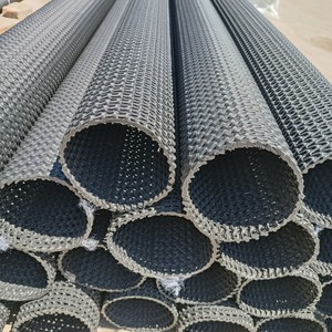 高強度50-300mm湾曲メッシュ形状HDPE硬質透過性ブラインドパイププラスチックチューブ - Product Image 3