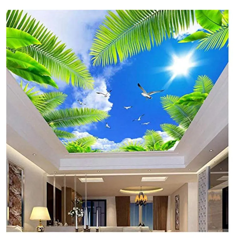 Panneau mural de 206mm illuminé tissu extensible plafond tendu dans le bain tissu de plafond extensible imperméable