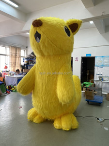 Tùy chỉnh màu vàng sang trọng Inflatable Rái cá bơm hơi khổng lồ Lutra mô hình Inflatable Rái cá phim hoạt hình bóng - Product Image 5