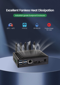 RK3568 RK3588 DIT ARM Mini PC Sistema integrado NPU Puerto serie Gestión USB Android Ubuntu Linux Computadora industrial operativa