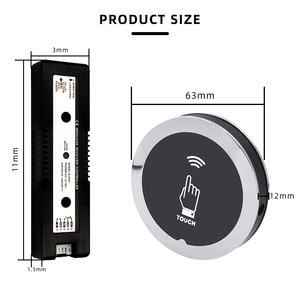 2.4G kablosuz kapı çıkış Push Button yayın anahtarı açacağı NO/COM/NC erişim kontrolü için sürme kapı giriş açık dokunmatik - Product Image 4