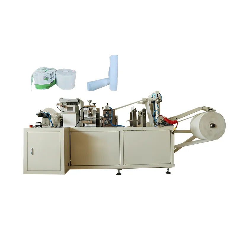 Machine à fabriquer des rouleaux de papier toilette entièrement automatique, nouveau Design, sortie d'usine, de haute qualité