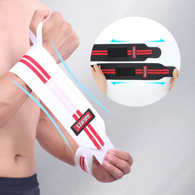 Fitness Pols Fit Verstelbare Polsband Elastische Pols Wraps Bandages Voor Gewichtheffen Powerlifting Ademend Ondersteuning