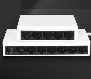 定制8-RJ45端口10/100Mbps以太网网络交换机集线器欧盟插头快速局域网交换机适配器迷你桌面/桌面迷你交换机 - Product Image 2