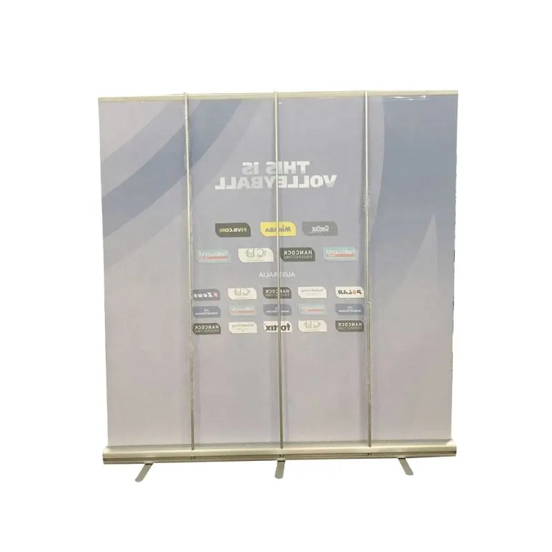 Affari del Commercio Estero Roll Up Banner Economico Base Larga fondo piatto di base roll up banner display per la vendita Roll Up Stand Per La Vendita