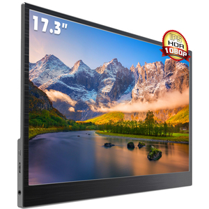 Pantalla Ips Usb para publicidad de juegos, Monitor portátil de 17,3 pulgadas con alta entrada, Typc Hd - Product Image 1