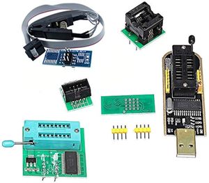 AIsmartlink Flash 1,8 V Adaptador + SOP8 SOIC8 a DIP8 Adaptador Convertidor de enchufe EEPROM Flash BIOS Programador USB + SOIC8 SOP8 Clip de prueba