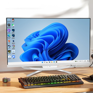 AIO Gamer สีขาวขนาด27นิ้วคอมพิวเตอร์ตั้งโต๊ะแบบโมโนบล็อคคอมพิวเตอร์พีซี i5 i3 i7คอมพิวเตอร์แบบออลอินวัน - Product Image 3