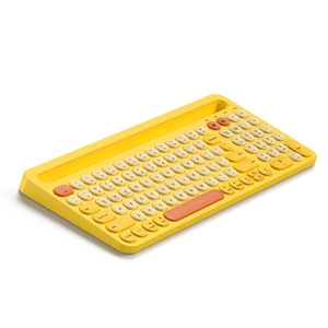 Teclado retroiluminado inalámbrico Bluetooth personalizado para ordenador portátil iPhone Tablet 99 teclas ordenador Retro Punk colorido Led teclado iluminado - Product Image 2