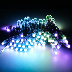 Рождественский Открытый водонепроницаемый адресуемых DC 12V 12 мм DMX512 Rgb пикселей узел СВЕТОДИОДНЫЙ модуль Led пиксель света строка