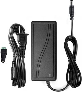ESann DC12V 5A <strong>Power</strong> Supply Adapter Converter Transformer <strong>AC</strong> 100-240V <strong>Input</strong> with 5.5x2.5mm <strong>DC</strong> <strong>Output</strong> Jack