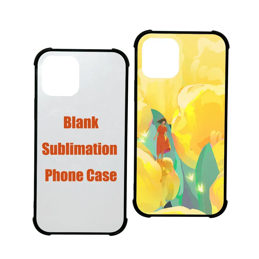 Groothandel Schokbestendig 4 Hoek Airbag 2d Sublimatie Telefoon Case Blanks Voor Iphone 13 14 15pro Max Voor Samsung S22 S23