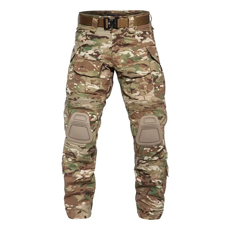 Pantalones de entrenamiento de Paintball Gen3 para hombre, pantalones mejorados con rodilleras de camuflaje, traje de rana, pantalones BDU